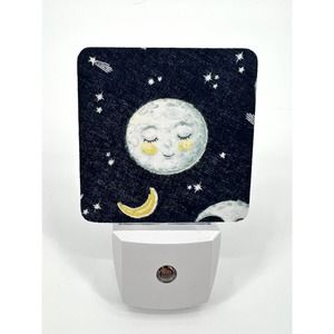 Moon Stars NIghtlight LED Nursery Baby Shower Gift Auto On Off Hallway Lighting
